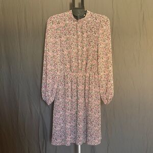 NWT Boden High Neck Flippy Mini Floral Dress